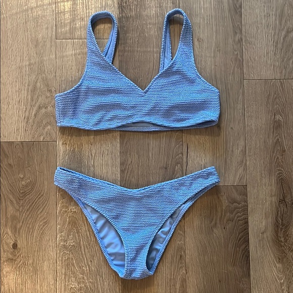 PacSun Other - PacSun Blue Textured Bikini Set